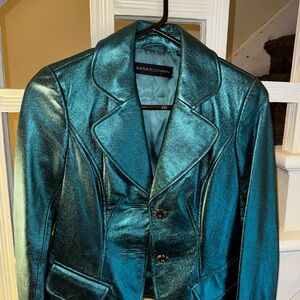 Dana Buchman Shimmering Teal Blazer
